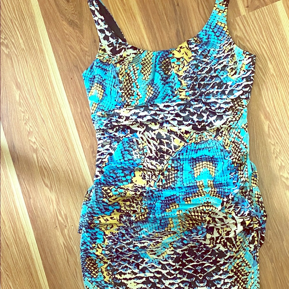 Snake Print Women’s Dress